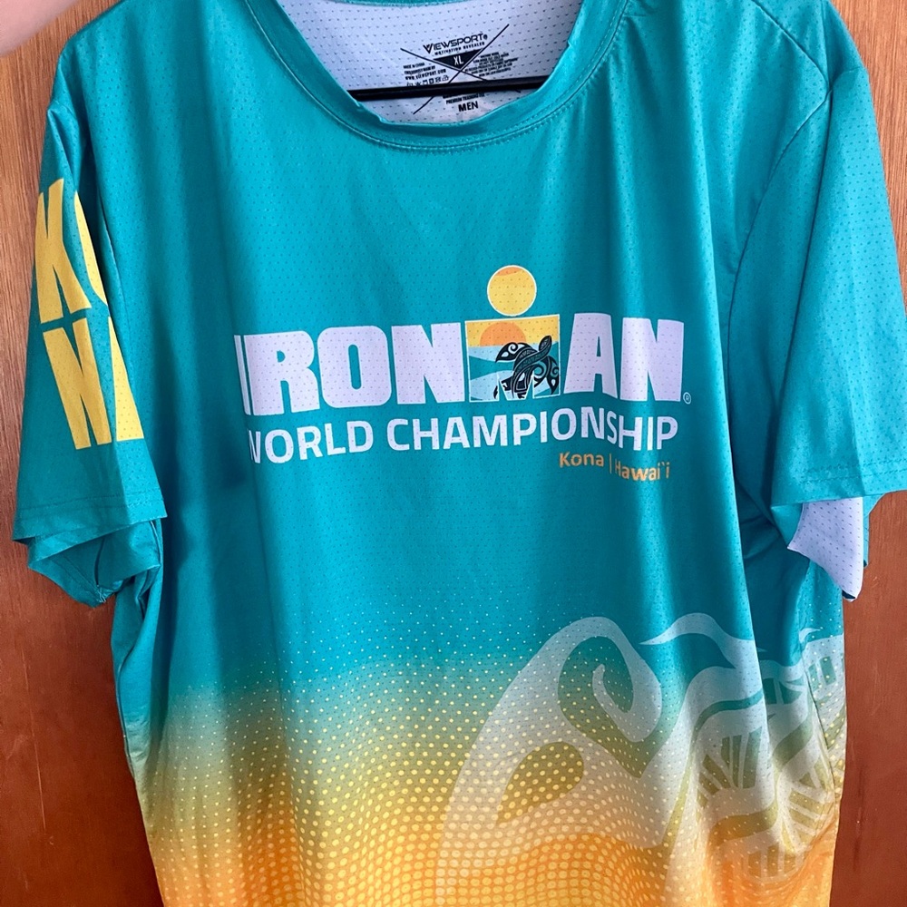 RARE Limited KONA Ironman Triathalon 2025 Green Yellow Tee World Championship
